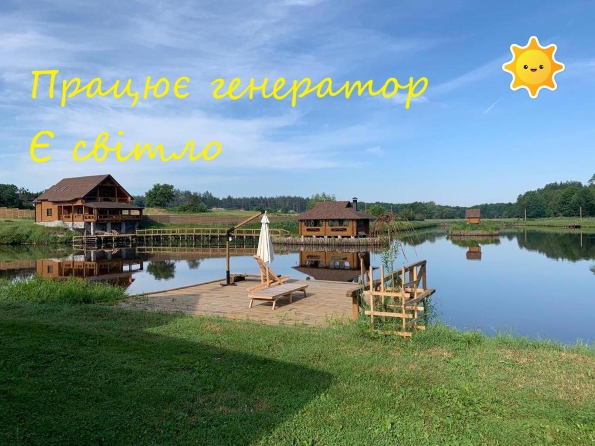 Guesthouse On The Lake With Bathhouse 70 Km From Kiev Makariv Esterno foto